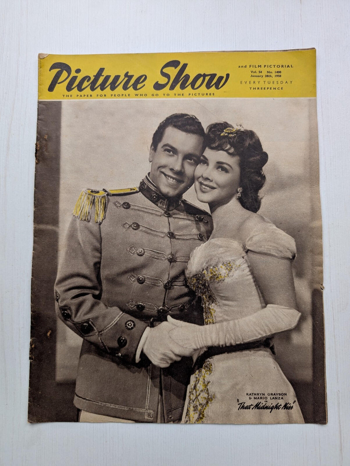 Picture Show Vol. 54 No. 1400 January 28th, 1950 - Mario Lanza/Kathryn Grayson