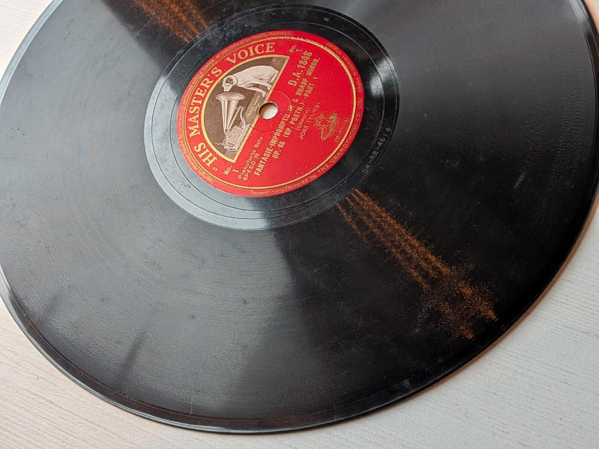 Jose Iturbi/Chopin - Fantasie Impromptu In C Sharp Minor - Shellac Record