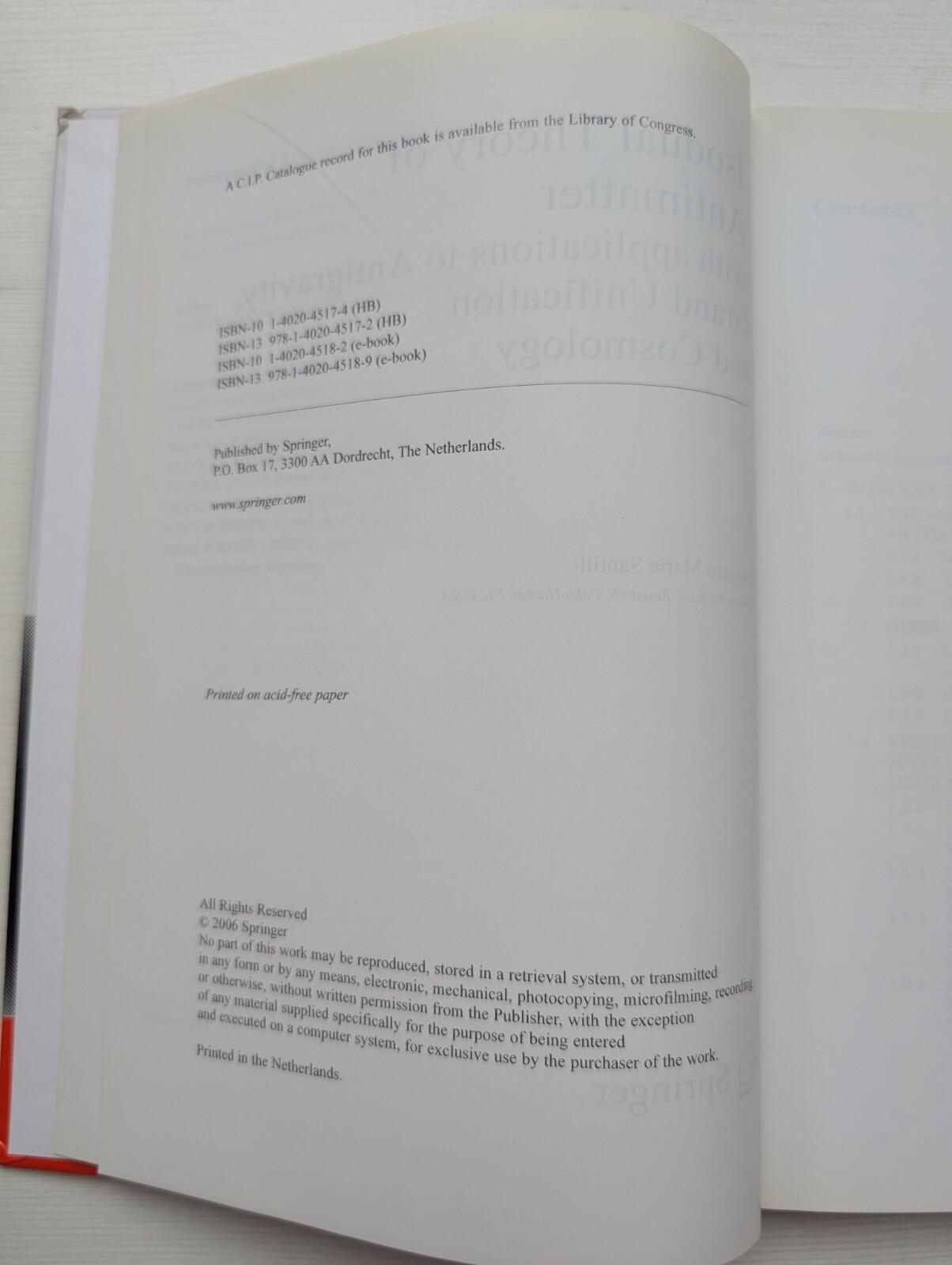 Isodual Theory of Antimatter by Ruggero Maria Santilli - 2006 - Springer