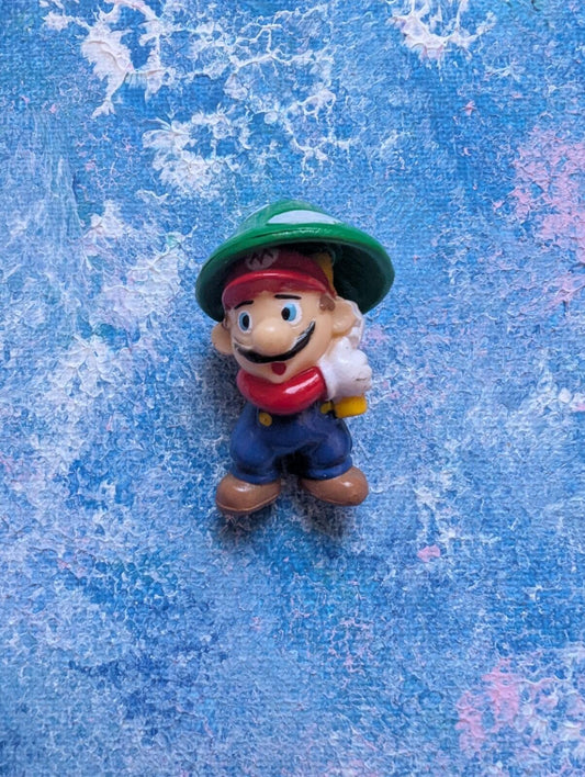 Super Mario Bros Mario With Toadstool Mini Figure - 2000 - Zaini/Nintendo