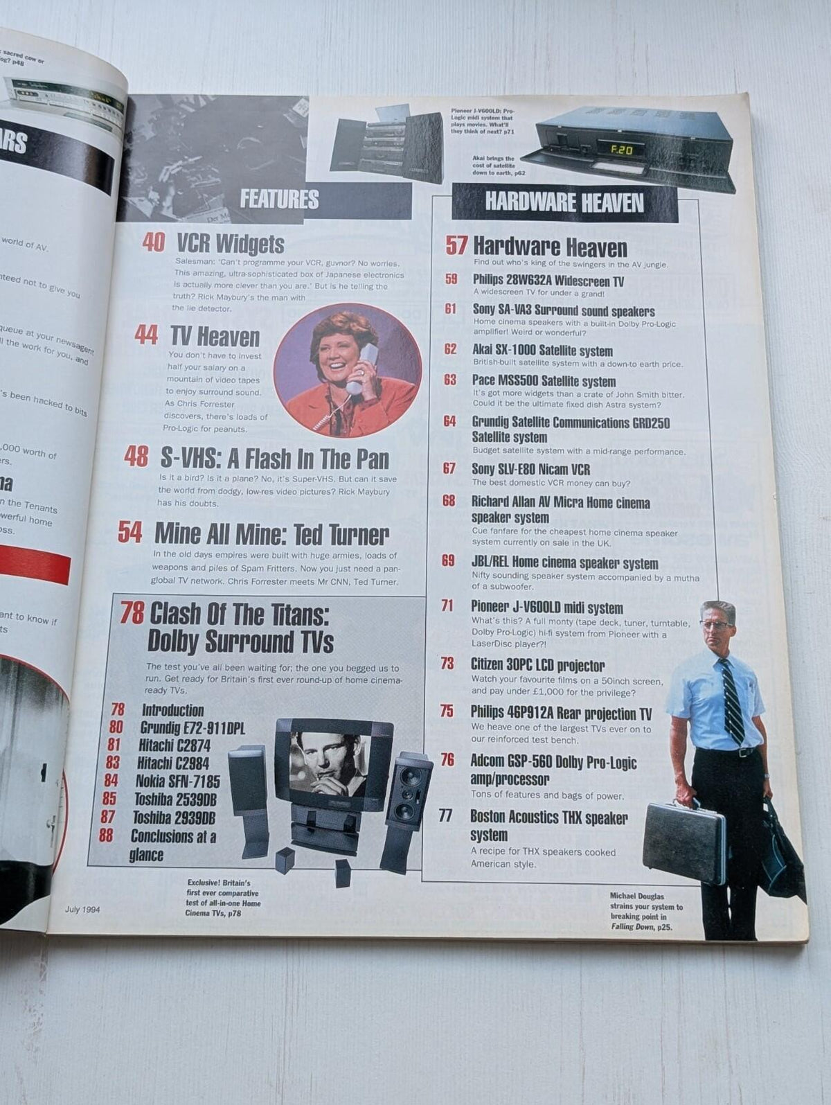 Home Entertainment Magazine July 1994 - Bargain Home Cinema/Surround Sound