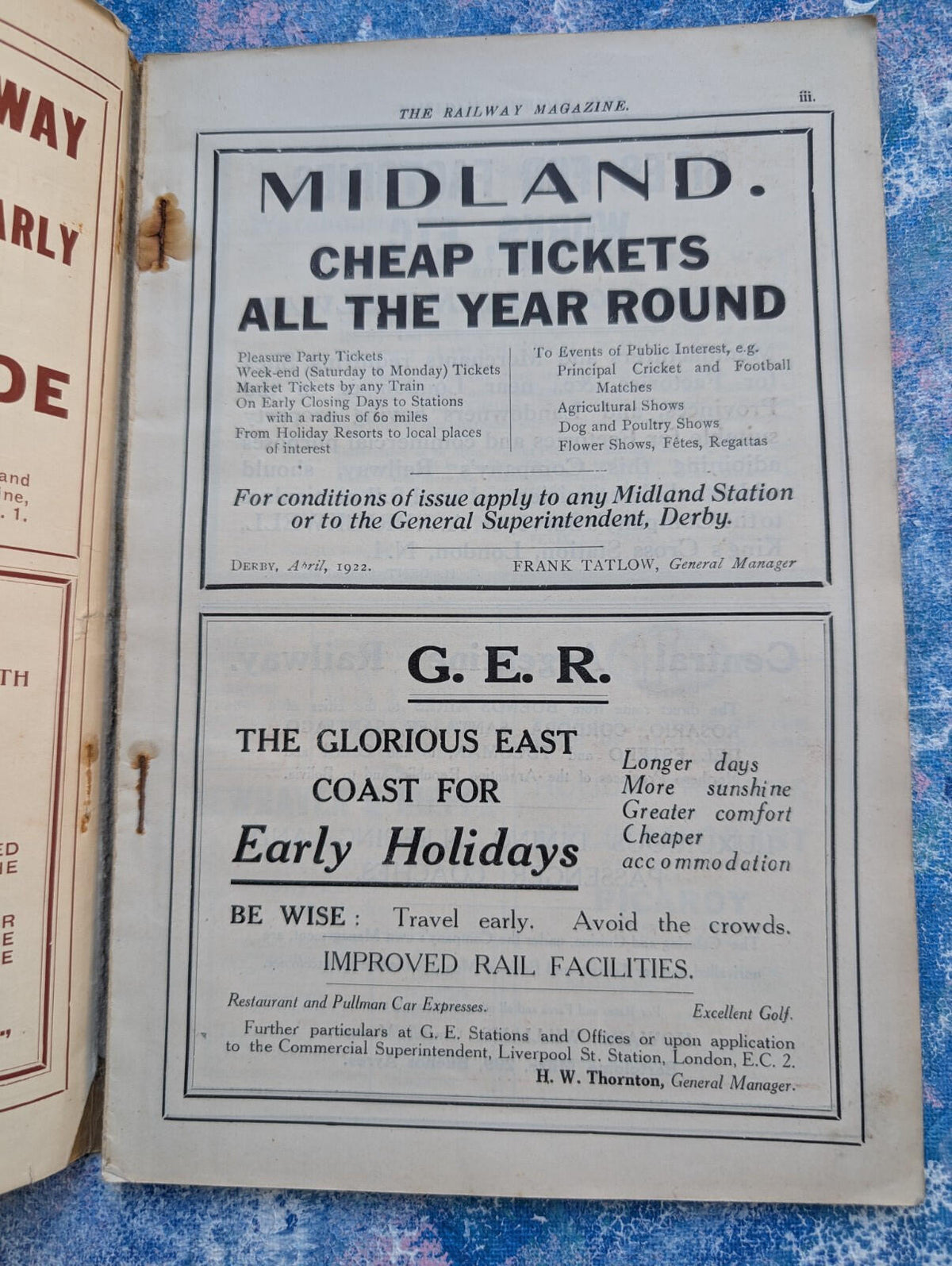 The Railway Magazine Vol. L No. 299 - May, 1922
