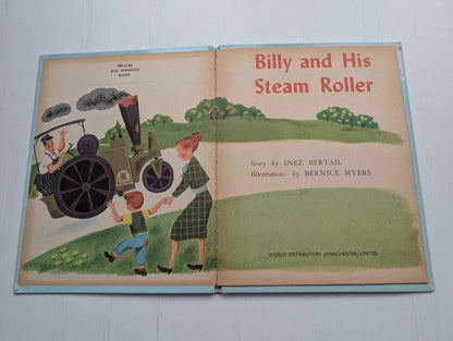 Billy And His Steamroller - A Big Wonder Book - World Distributors Ltd