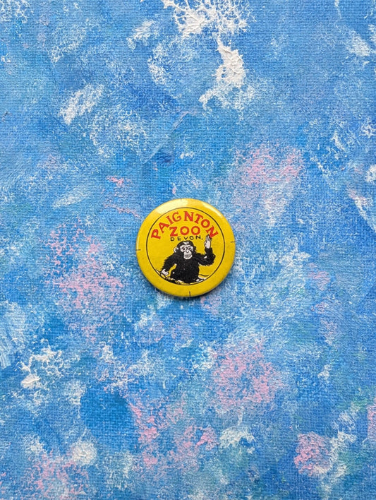 Vintage Paignton Zoo Devon Badge - 1960s