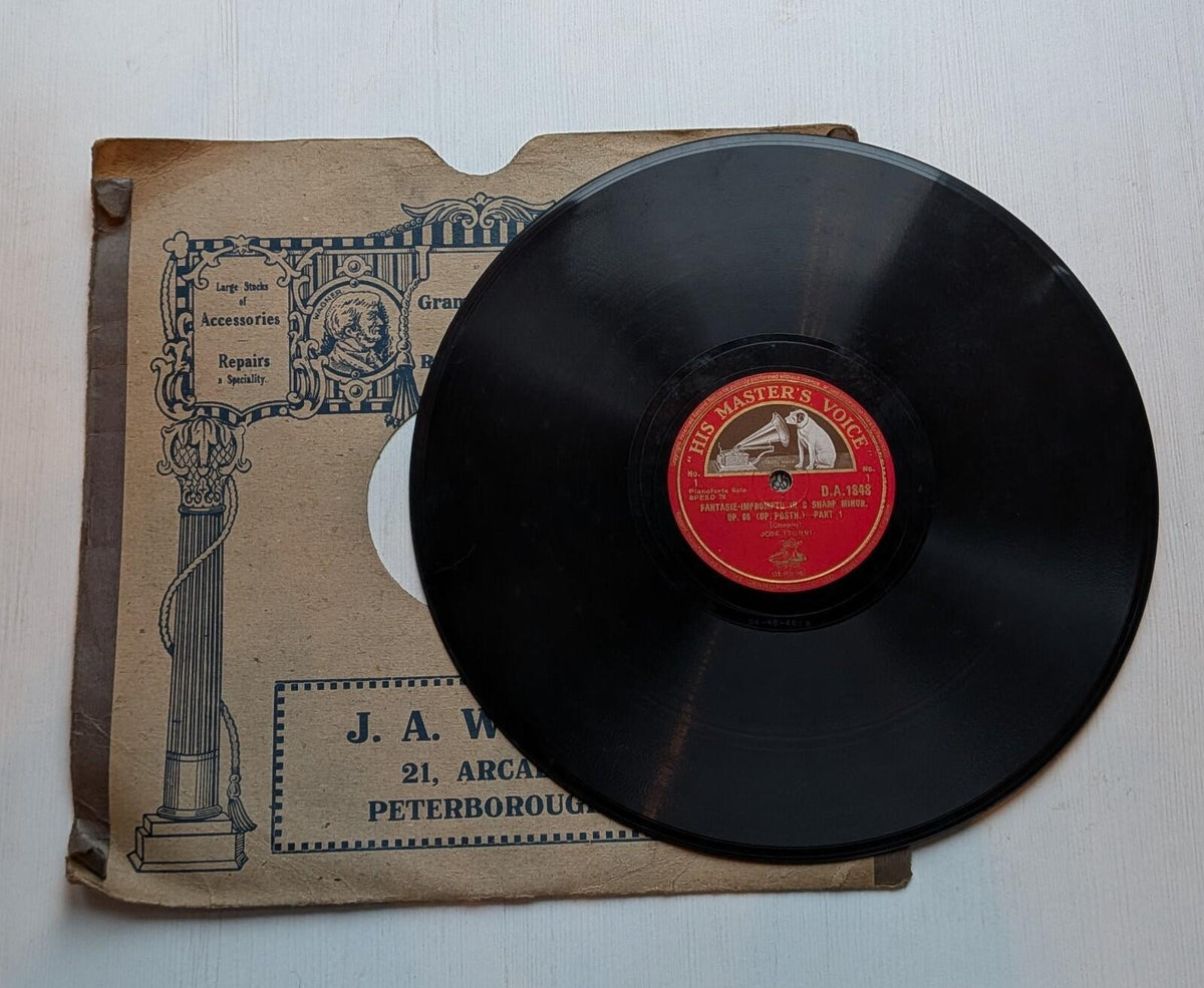 Jose Iturbi/Chopin - Fantasie Impromptu In C Sharp Minor - Shellac Record