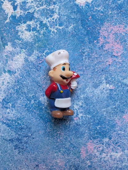 Super Mario Bros Chef Mario Mini Figure - 2000 - Zaini/Nintendo