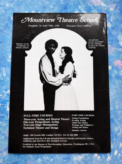 Plays International Vol. 5 No. 1 August 1989 - Anything Goes Cover