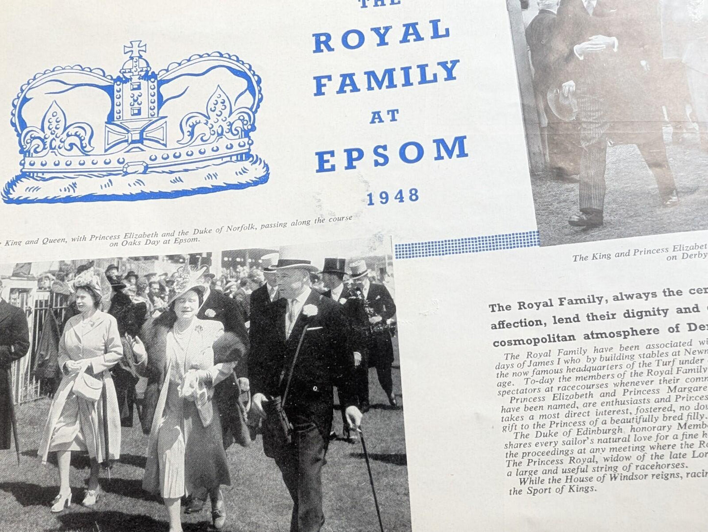 Cope's Derby Cavalcade Booklet - Alfred Cope - 1948