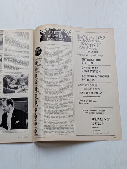 Photoplay Film Monthly Vol. 24 No. 12 December 1973 - Paul Newman Cover