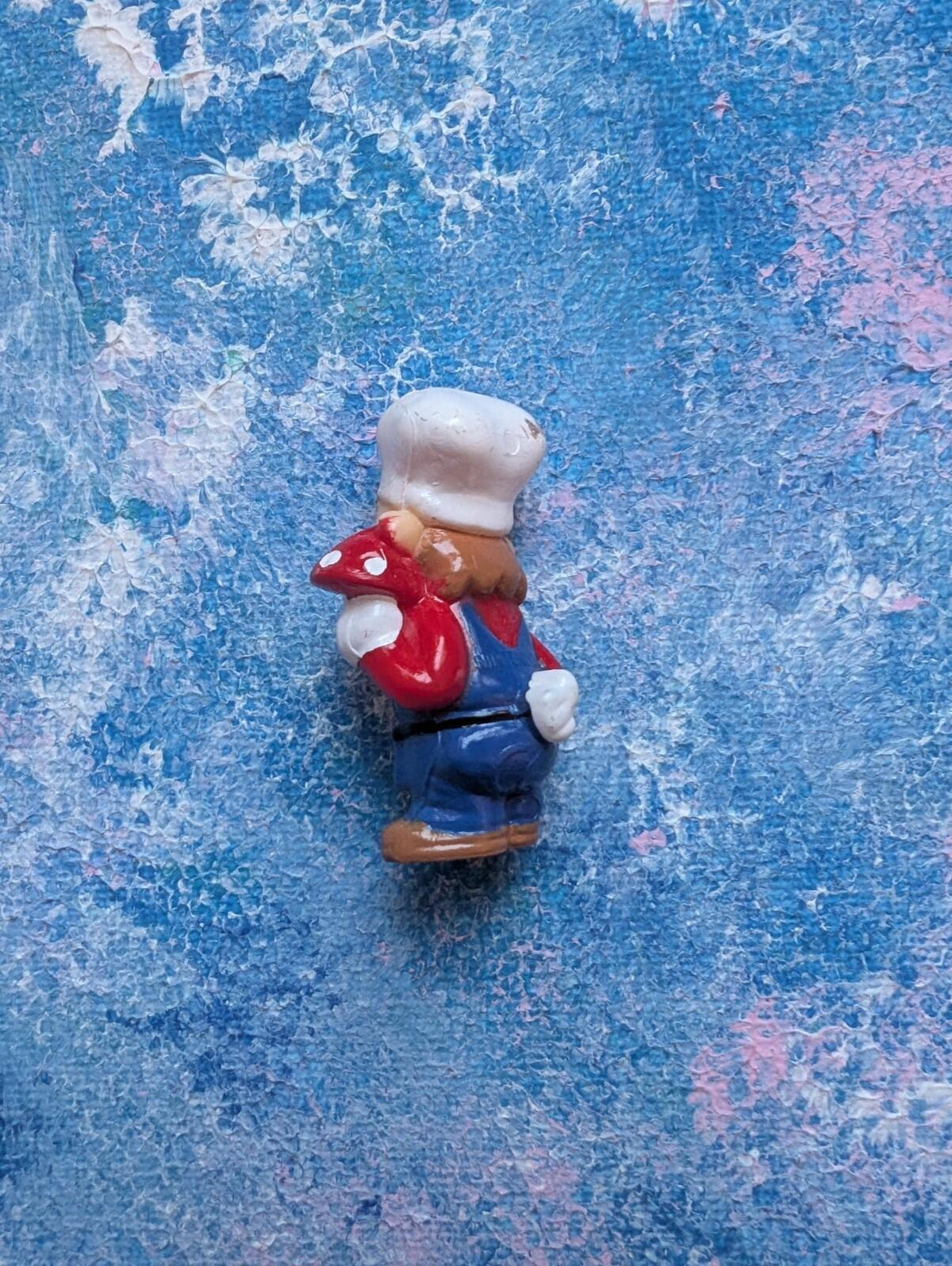 Super Mario Bros Chef Mario Mini Figure - 2000 - Zaini/Nintendo