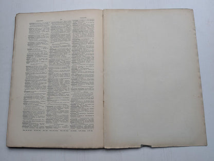 Ogilvie's Imperial Dictionary of The English Language Div. 16 - 1880's Approx