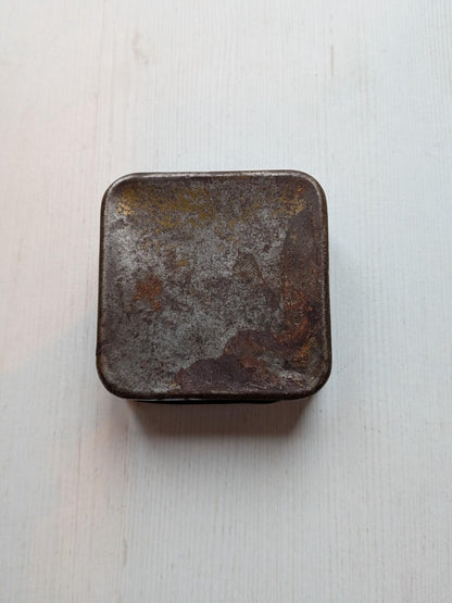 Vintage Military Water Sterilizing Tin (Empty) - 1940s/World War II