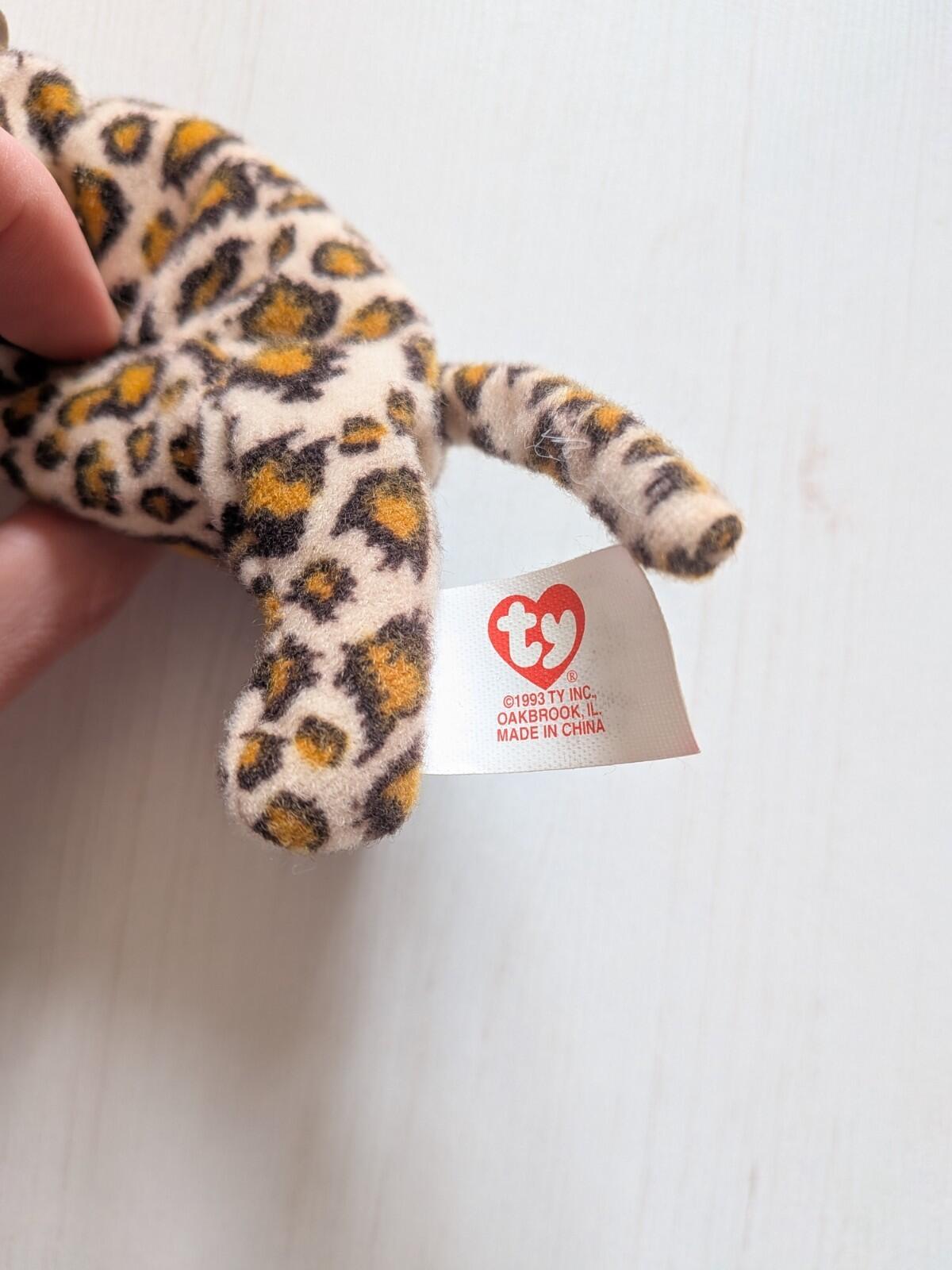 Teenie Beanie Babies Freckles the Leopard Small Toy - 1993 - TY/McDonalds
