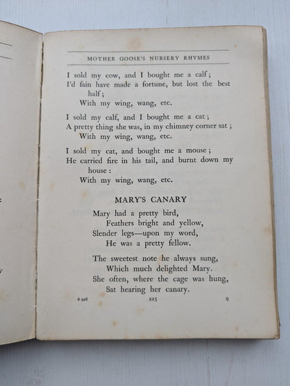 Mother Goose Nursery Rhymes - Illustrated by John Hassall - 1909