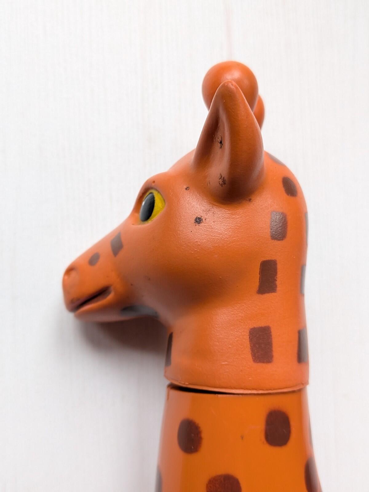 Vintage Giraffe Bubble Bath Bottle Figure - Unbranded