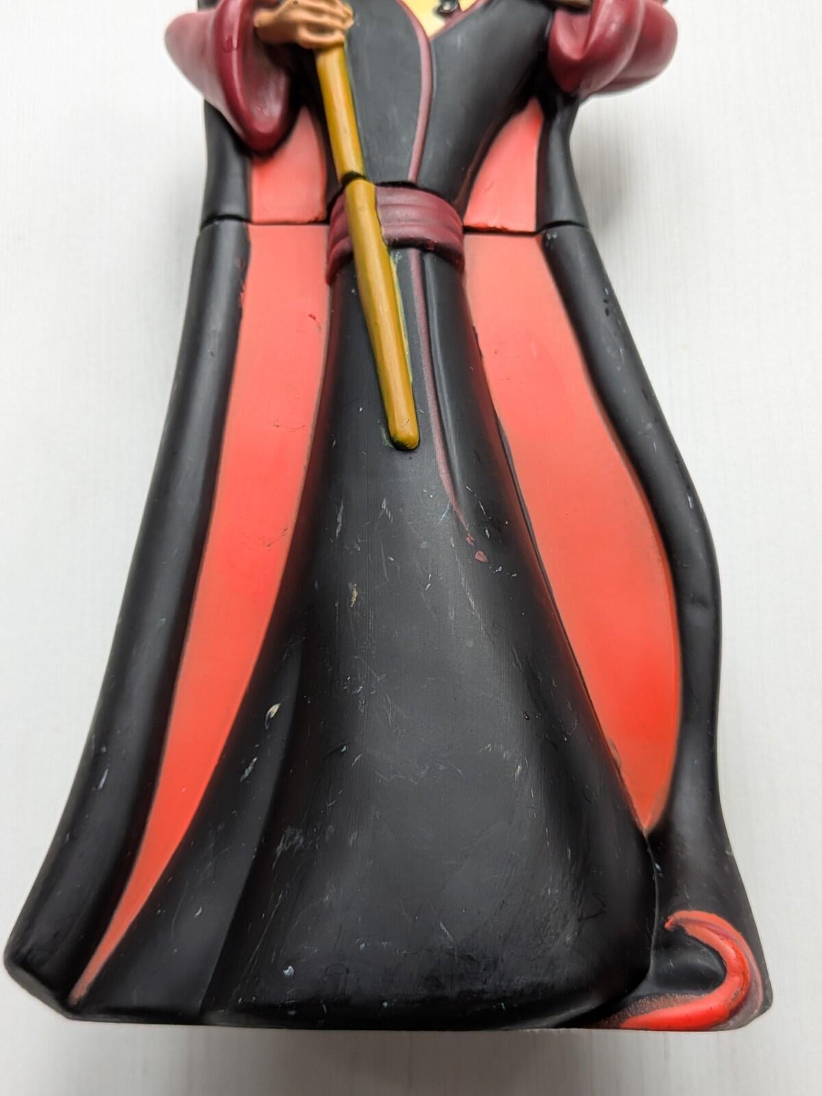 Vintage Aladdin Jafar Bubble Bath Bottle Figure - Disney/Grosvenor