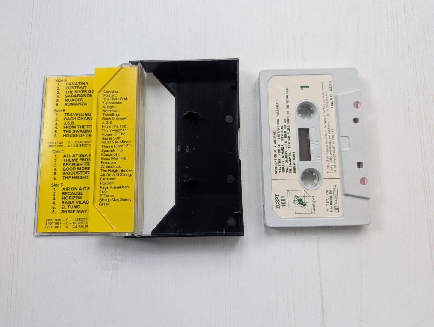 Spotlight on John Williams - 1978 - Cube Cassette Tape