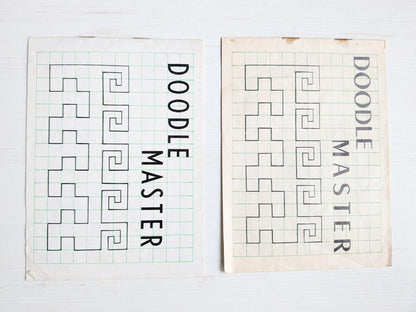 Vintage Doodle Master Drawing Toy - 1960 - Oscar Du Jouet