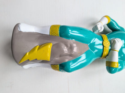 Vintage Power Rangers Green Ranger Bubble Bath Bottle Figure - 1997 - Saban