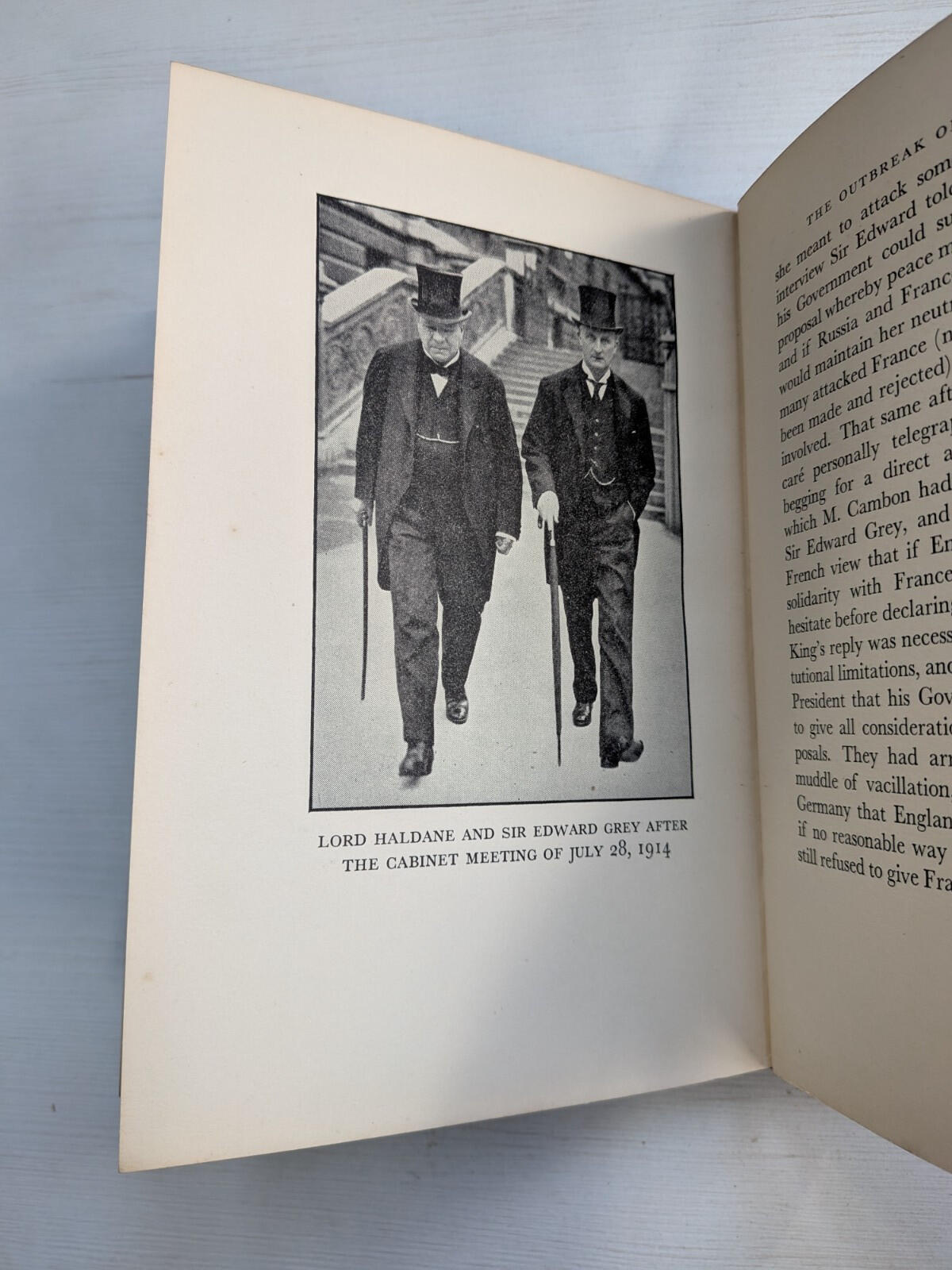 The Outbreak of War, 1914 by E.F. Benson - 1st Edition - 1933 - Peter Davies Ltd
