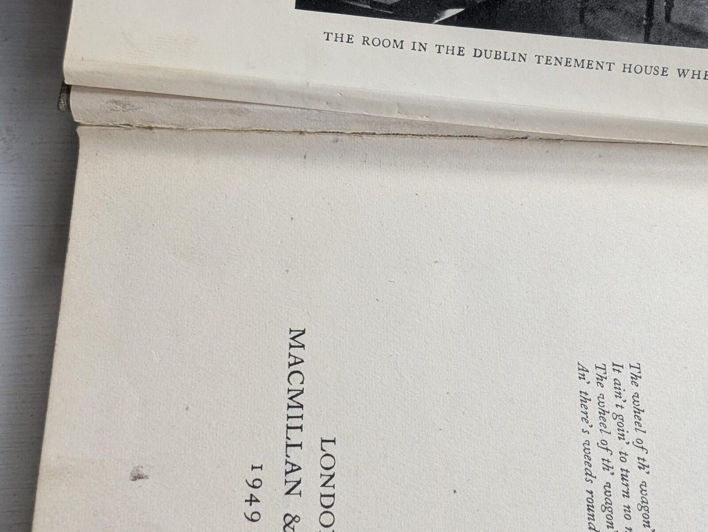 Inishfallen Fare Thee Well by Sean O'Casey - 1949 - Macmillan & Co Ltd