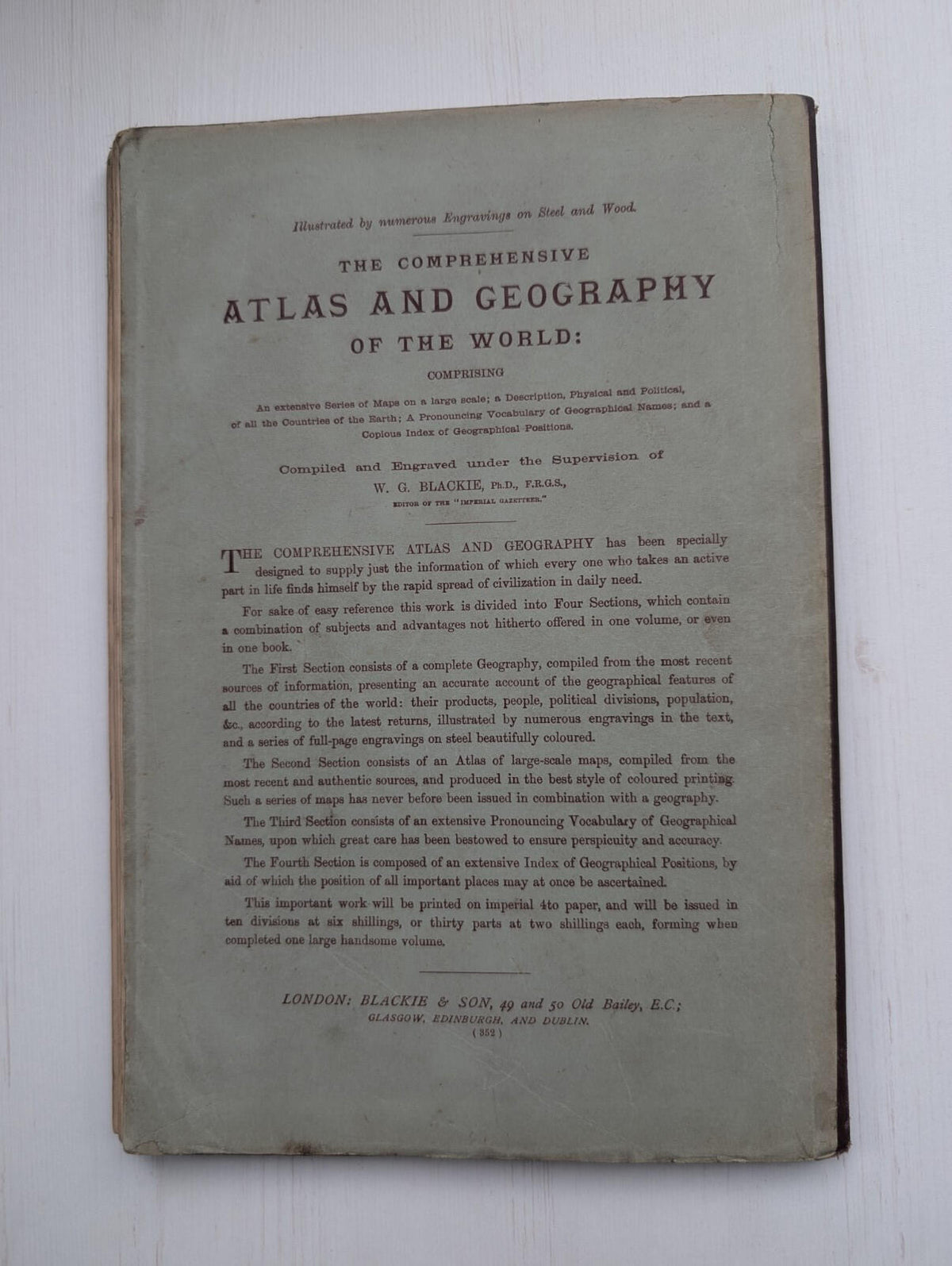 Ogilvie's Imperial Dictionary of The English Language Div. 1 - 1880's Approx