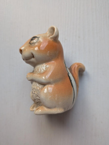 Small Ceramic Chipmunk - Made in Chester, England - Brand Unknown