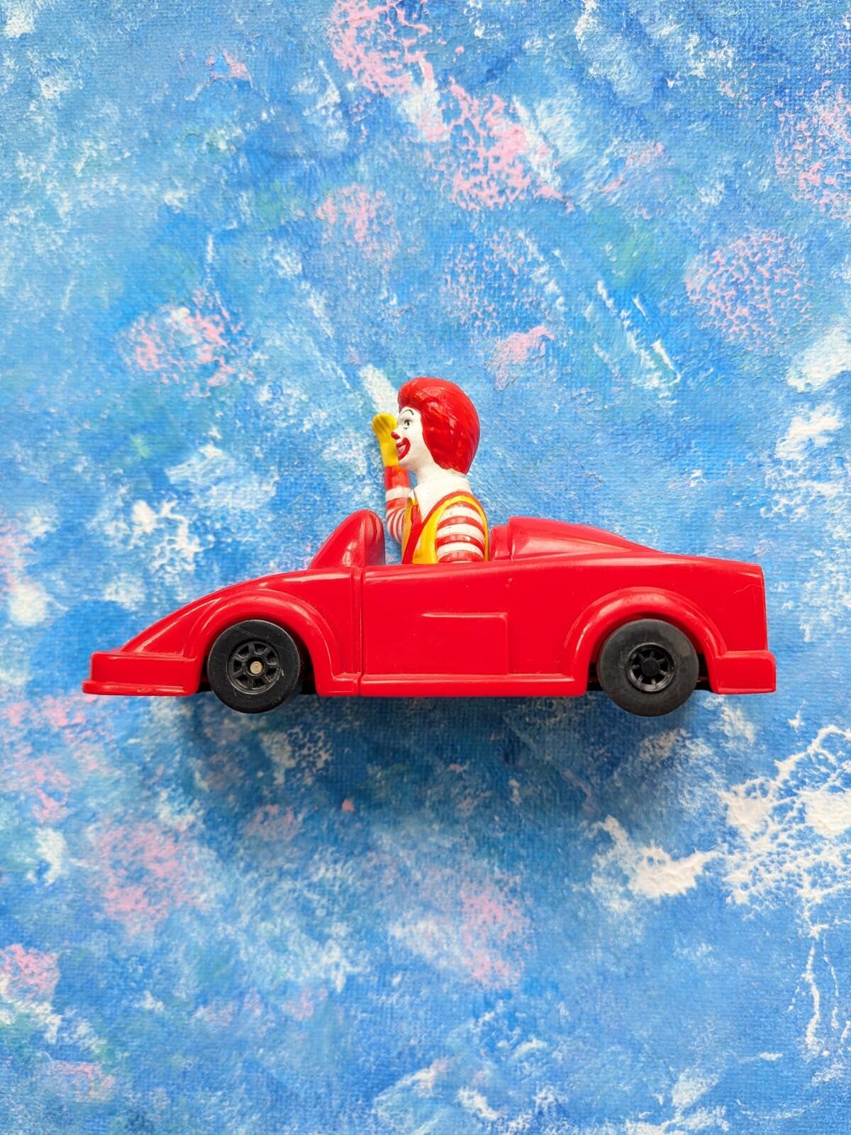 Ronald McDonald Happy Meal Connect-A-Car Toy - 1991 - McDonalds