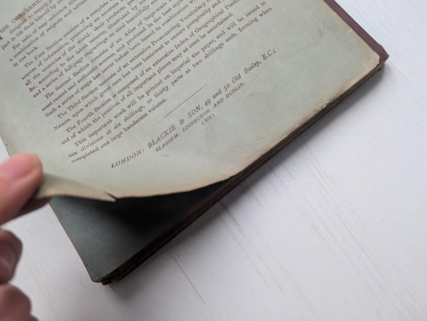 Ogilvie's Imperial Dictionary of The English Language Div. 9 - 1880's Approx