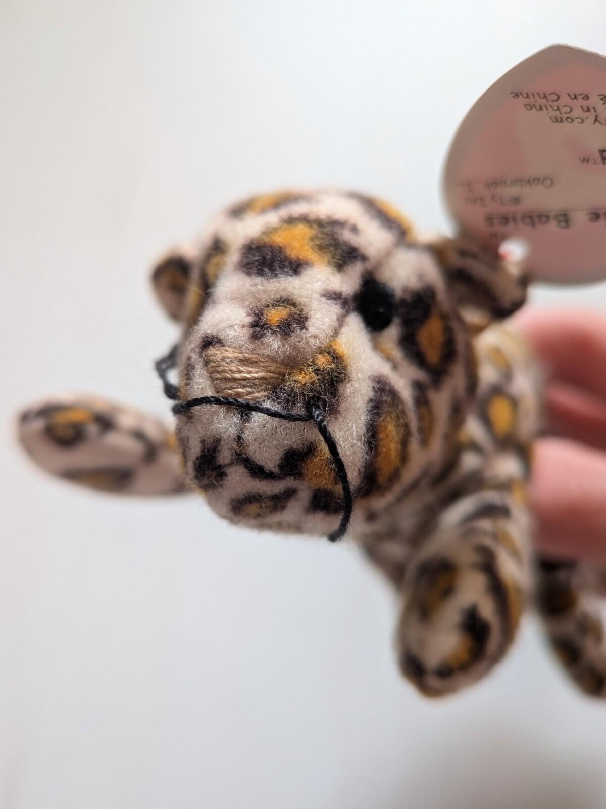 Teenie Beanie Babies Freckles the Leopard Small Toy - 1993 - TY/McDonalds