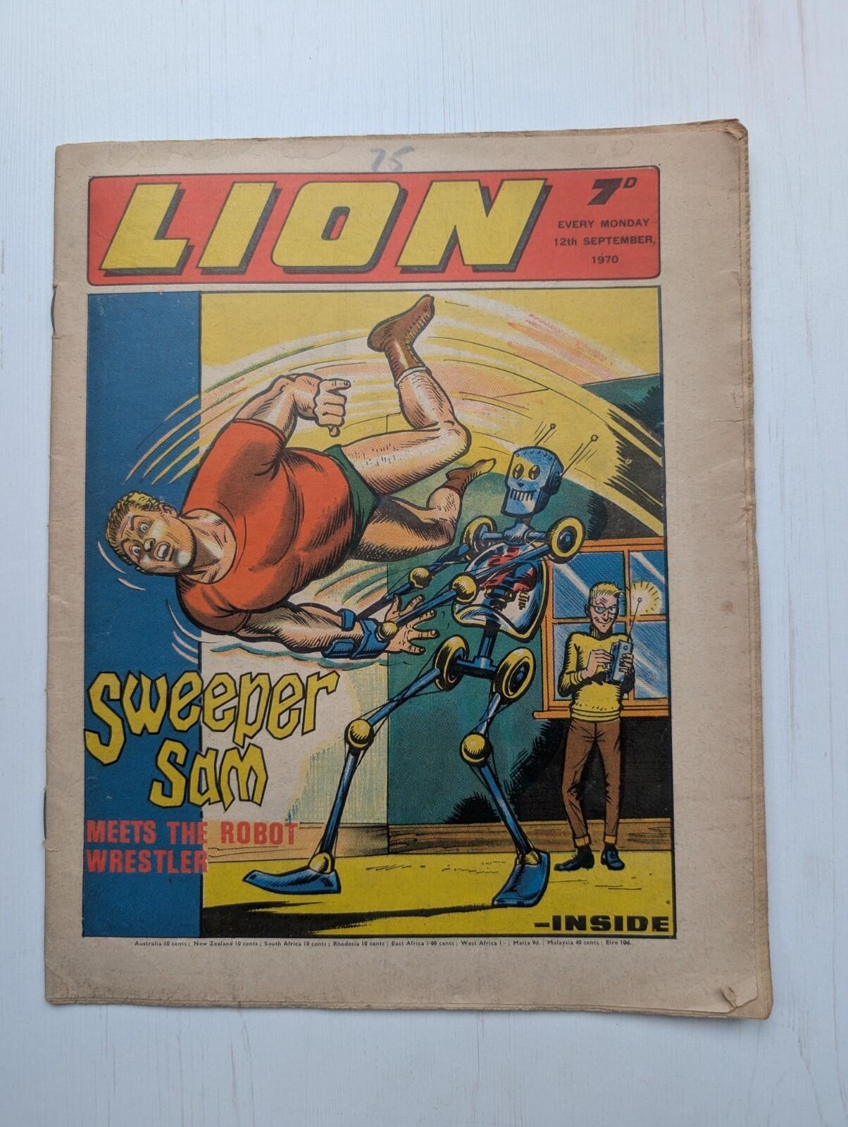 Lion 12th September 1970 - Fleetway UK Comic