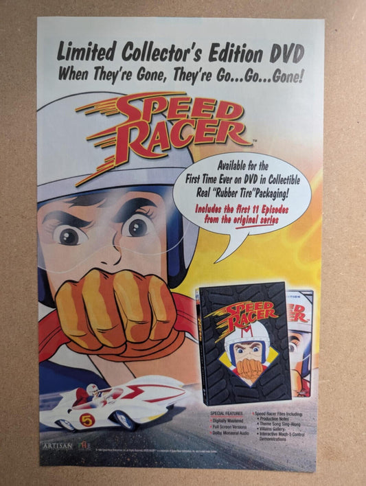Speed Racer Anime DVD Advertisement - See Details