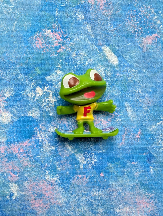Cadbury's Freddo Treasures - Freddo Frog on Skateboard Mini Figure