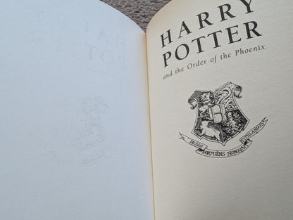 Harry Potter and the Order of The Phoenix - 1st Edition With Print Errors - 2003