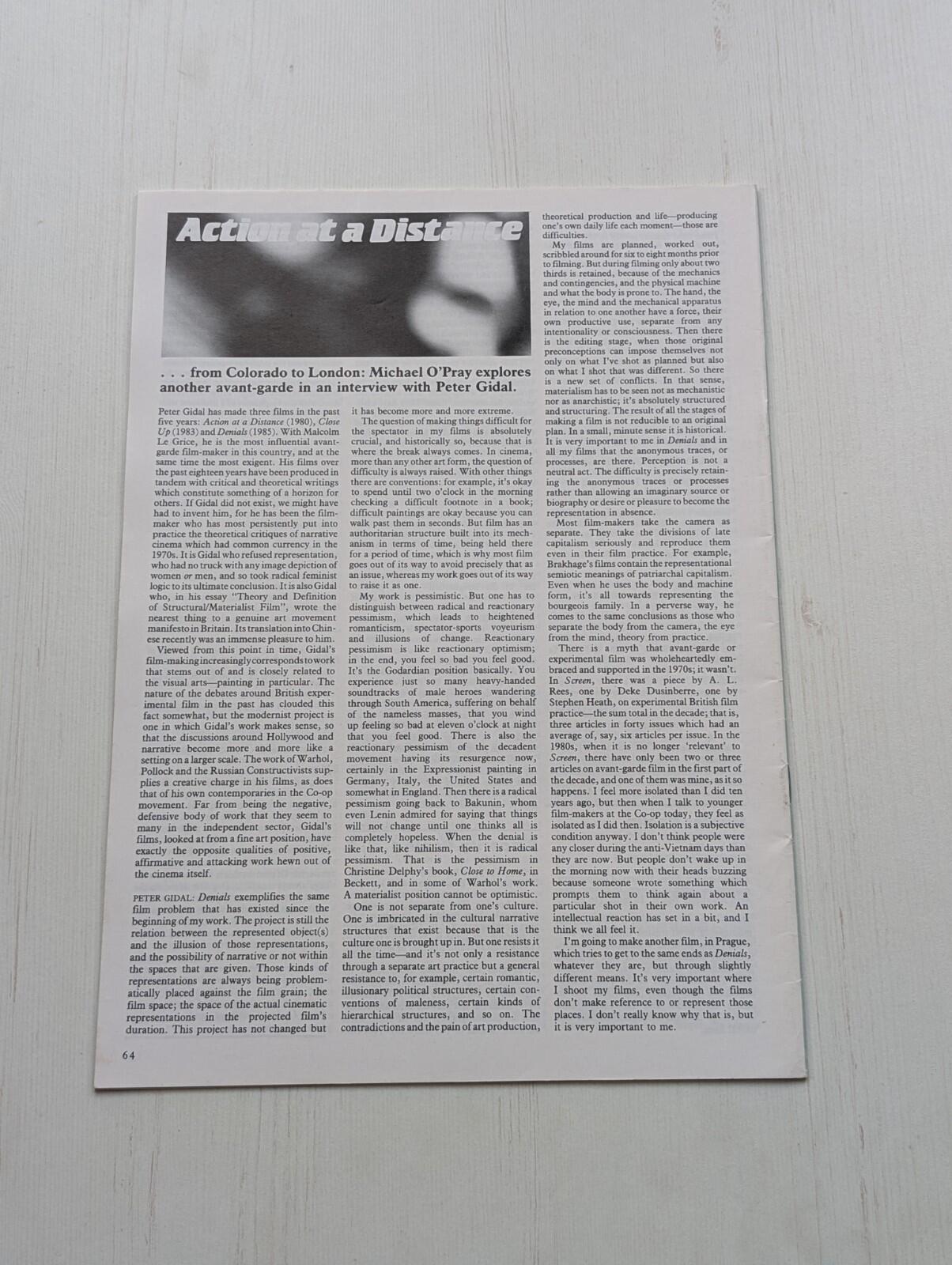 Monthly Film Bulletin Vol. 53 No. 625, February 1986, The British Film Institute