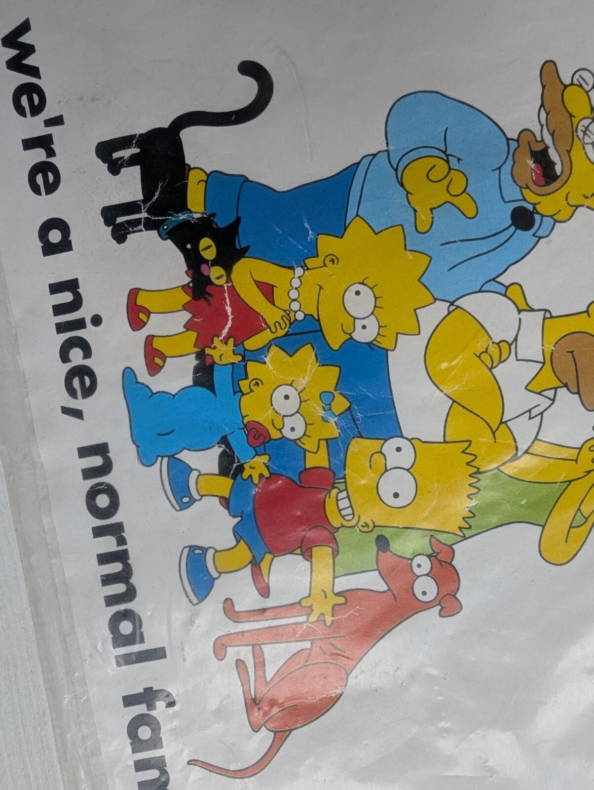 The Simpsons Vintage Iron-On T-Shirt Transfer - 2001 - Twentieth Century Fox