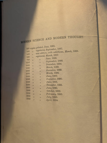 Modern Science and Modern Thought by S. Laing - 1894 - Chapman and Hall