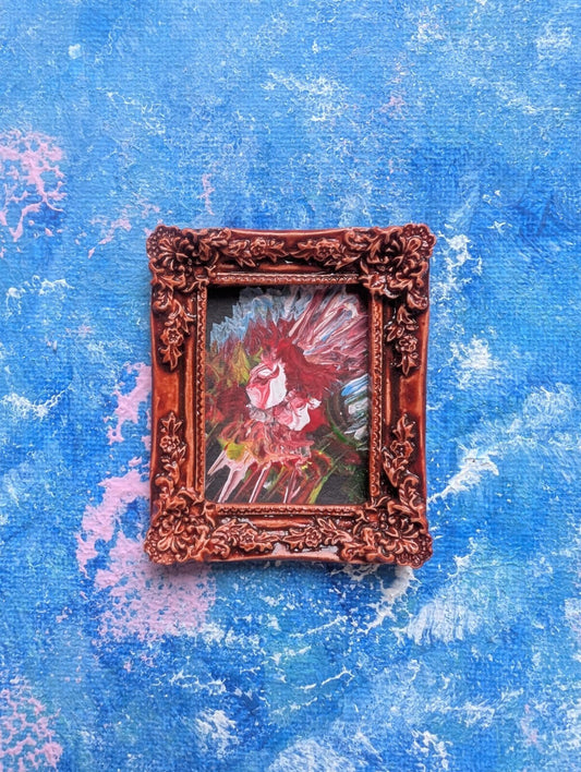 Dolls House Framed Abstract Painting - Unbranded