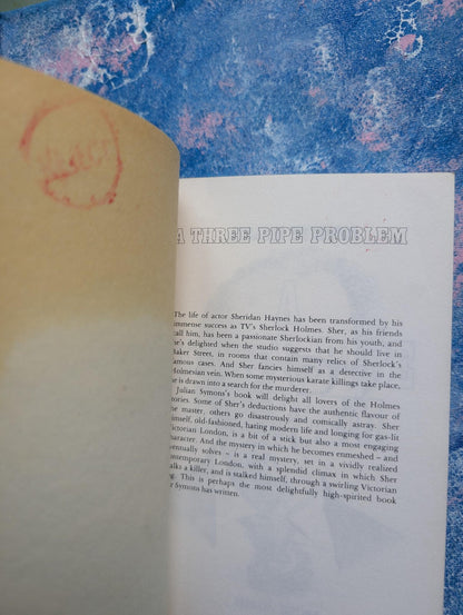 A Three Pipe Problem by Julian Symons - 1981 - Heron Books