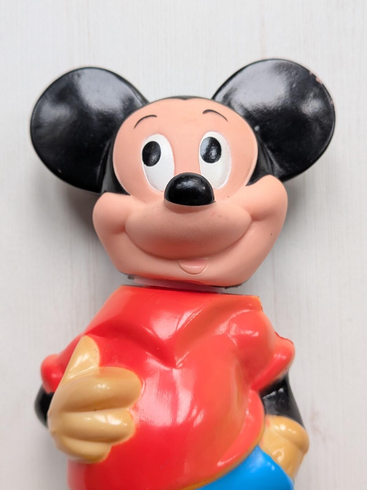 Vintage Mickey Mouse Bubble Bath Bottle Figure - 1990s - Disney