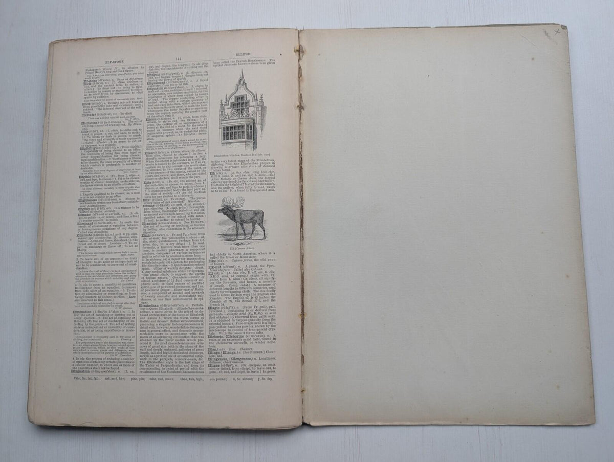 Ogilvie's Imperial Dictionary of The English Language Div. 5 - 1880's Approx