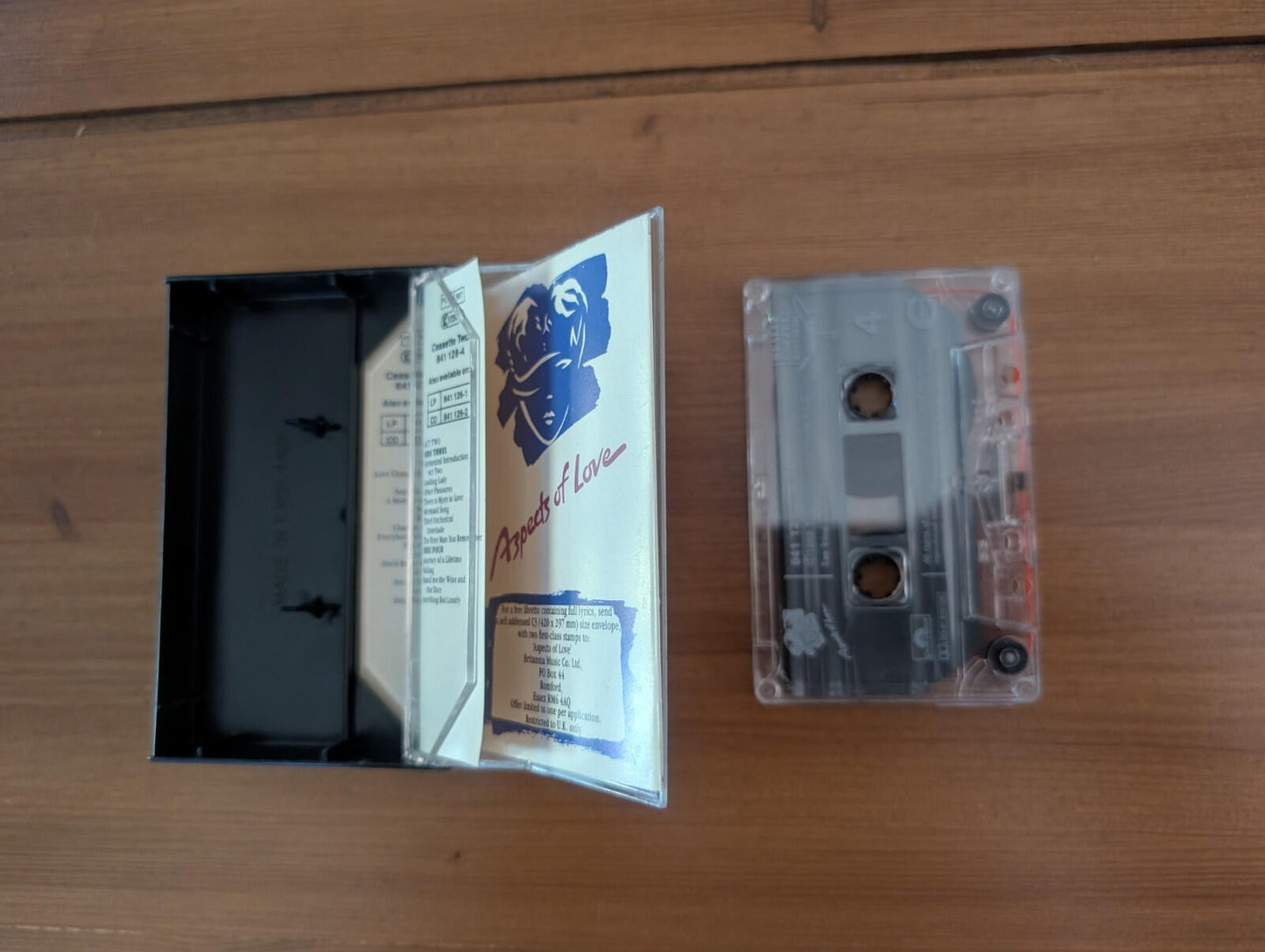 Andrew Lloyd Webber - Aspects of Love - 1989 - Double Cassette Tape