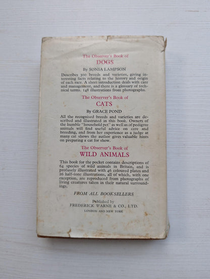 The Observer's Book of Horses & Ponies by R.S. Summerhays - 1968