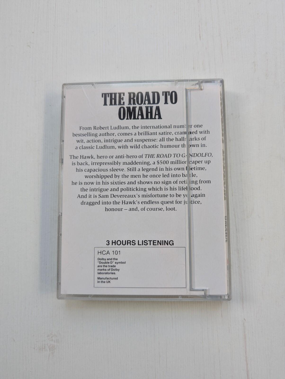The Road To Omaha by Robert Ludlum - 1992 - Audiobook Cassette Tape x2