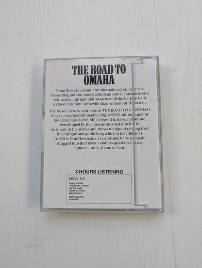 The Road To Omaha by Robert Ludlum - 1992 - Audiobook Cassette Tape x2