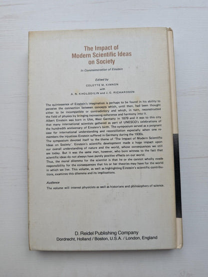 The Impact of Modern Scientific Ideas on Society - 1981 - D. Reidel Publishing
