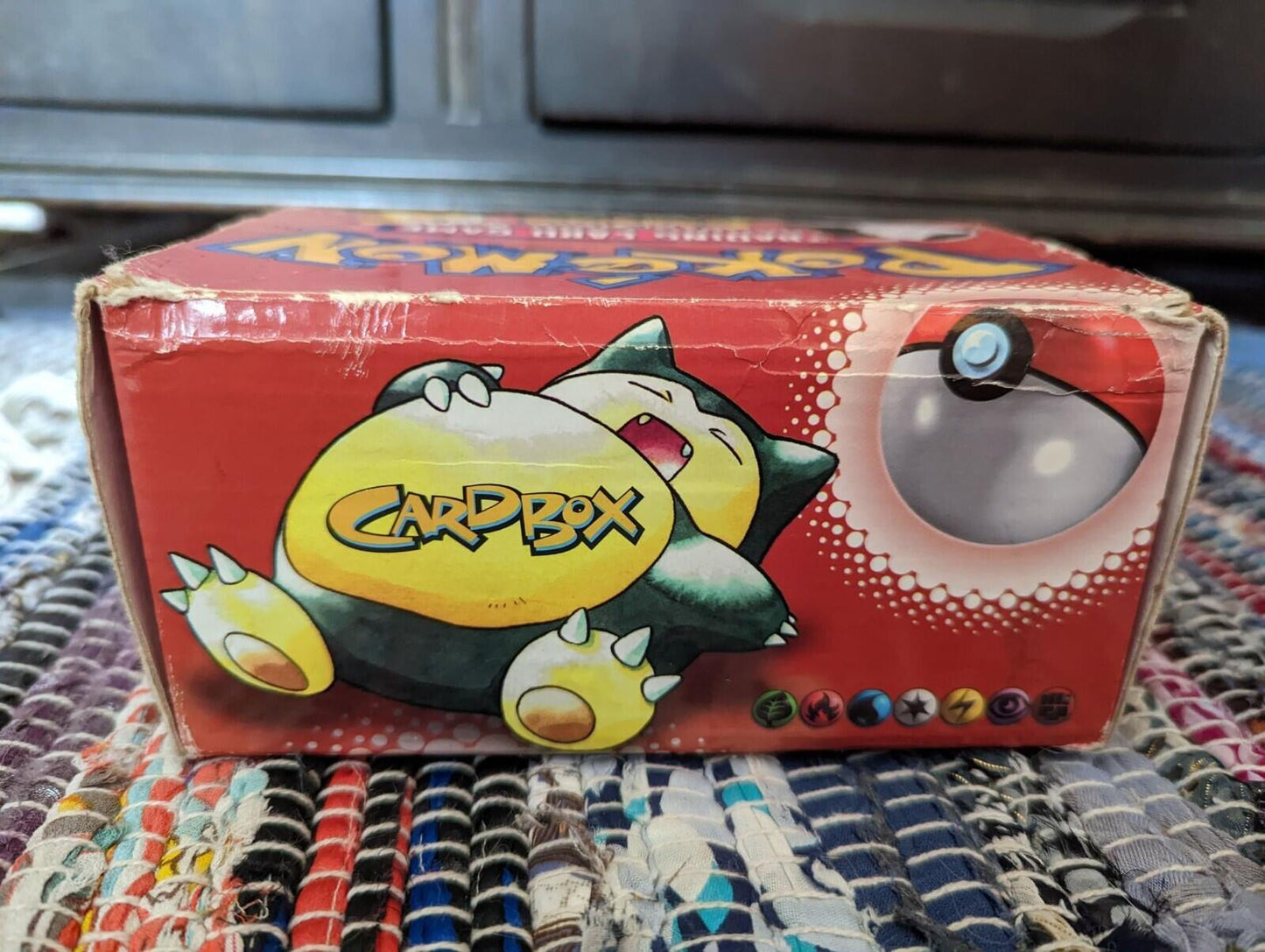 Vintage Pokemon Empty Card Box/Deck Box, 1998, Wizards Of The Coast