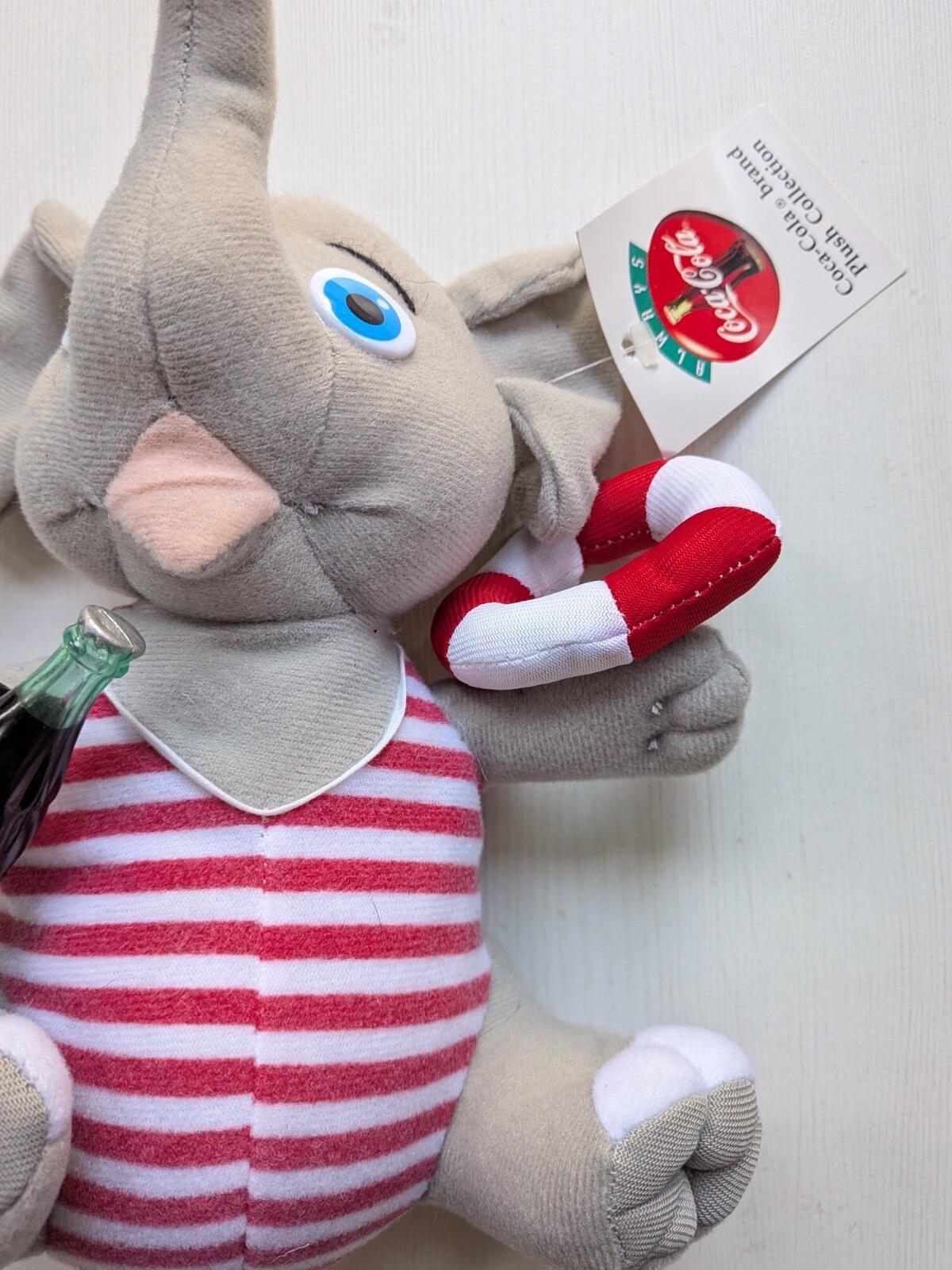 Coca-Cola Plush Collection Elephant - 1993 - Play-By-Play