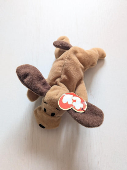 Teenie Beanie Babies Bones Dog Small Toy - 1993 - TY/McDonalds - Includes Tag