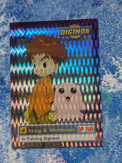 Digimon Izzy & Motimon Holo Card - 2000 - Bandai/Upper Deck